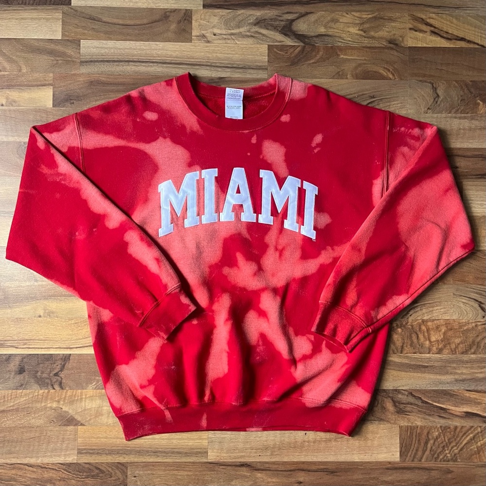 Bleached Miami Crewneck | Unisex Large